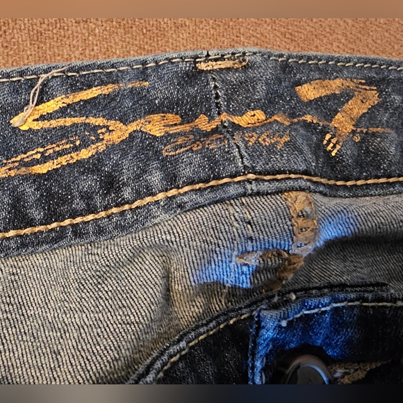 Seven Mid-Rise Dark Wash Bootcut Jeans Size 20W - Picture 4 of 13